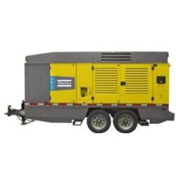 Truck-mounted diesel air compressor